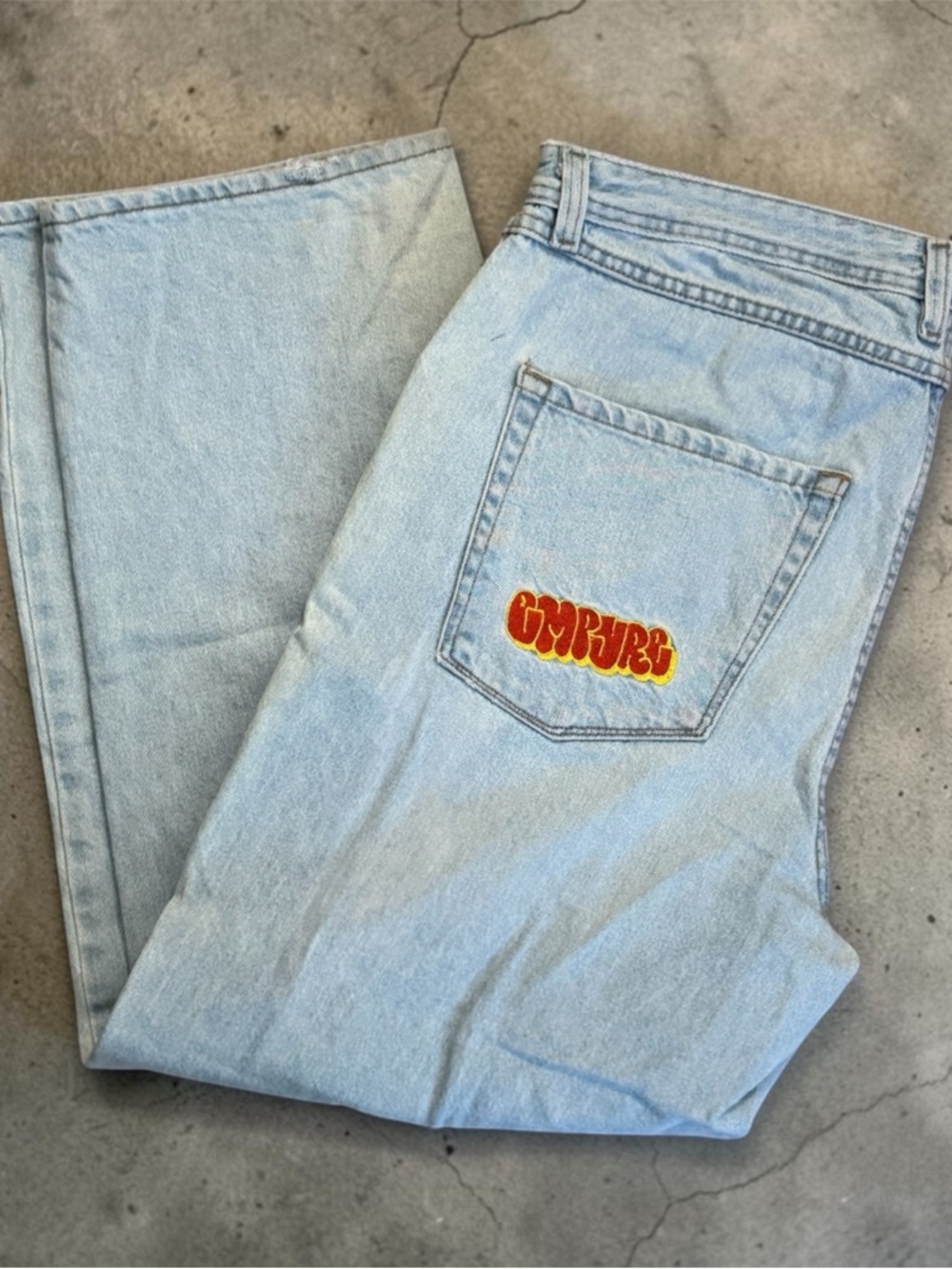 Empyre Light Blue Loose Fit Jeans